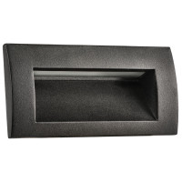 Lightstar 383572 Светильник ESTRA LED 5W 200LM 120G ЧЕРНЫЙ 3000K IP55 (в комплекте)