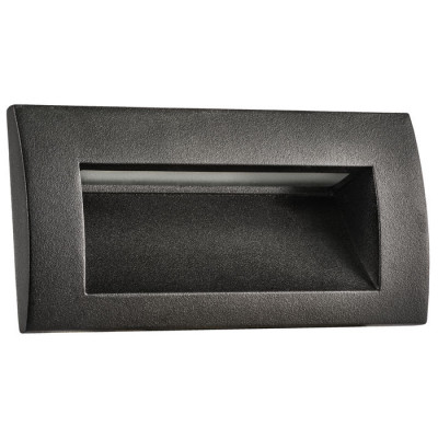 Lightstar 383572 Светильник ESTRA LED 5W 200LM 120G ЧЕРНЫЙ 3000K IP55 (в комплекте)