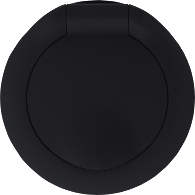 Donel D16 матовый карбон Накладка для розетки Schuko с заземлением, с крышкой, 16A 250 В~, DO45430