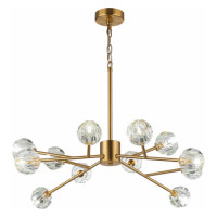 ST LUCE SL1166.303.12 Светильник подвесной ST-Luce Латунь/Прозрачный G9 LED 12*5W