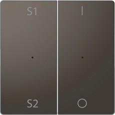 D-Life PlusLink Клавиша 2-ная с S1/S2, с символами, антрацит