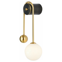 ST LUCE SL1202.201.01 Светильник настенный ST-Luce Золотистый/Золотистый, Белый E27 1*40W