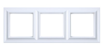 Рамка 3-поста; Eco Profi  Standart; термопласт; белый, EPS483WW