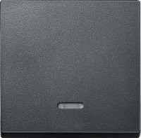 SM Клавиша 1-ная линзой, антрацит