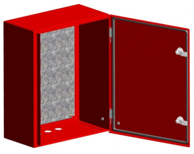Щит с монтажной панелью ЩМПг- 50,40,22 (ЩРНМ-2) RAL 3001 IP54 EKF PROxima