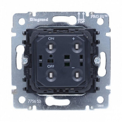 Legrand Кнопочный светорегулятор - Galea Life - 40-600 Вт, 775653