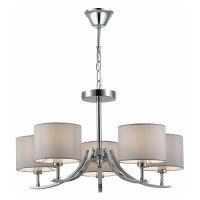 Evoluce SLE105303-05 Светильник подвесной Хром/Серый E14 5*40W