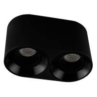 Denkirs DK3096-BK Светильник накладной IP 20, 10 Вт, GU5.3, LED, черный/черный, пластик