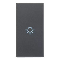 Vimar Клавиша для осевых устройств на 1 модуль символом "лампа", 20131.L