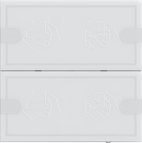 5052003 Gira Cенс. выкл.Gira 4 KNX , 24V, 2-кл.
