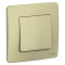 BLANCA С/У 1-клавишный ВЫКЛЮЧАТЕЛЬ (cх.1), 10А, 250B, БЕЖЕВЫЙ