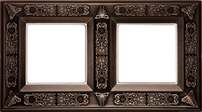 FD01412CO Fede Granada Рамка 2-ная, Cooper