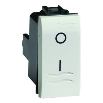 ДКС Двухполюсный выключатель, слоновая кость, 1мод., 75131S