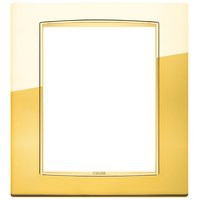 Vimar Накладка классика для 8 модулей золото глянцевое, 20668.G24