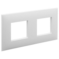 4400904 - ДКС Рамка ARTLEBEDEV, "Avanti", "Белое облако", 2 поста