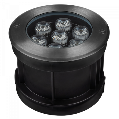 Jazzway Светильник PGR R130 7W 4000K 30° Сhrome (грунтовый встраиваемый) IP65, 5006607A