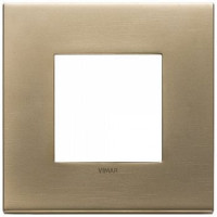 22642.85 - Vimar Накладка на 2 модуля, античное золото