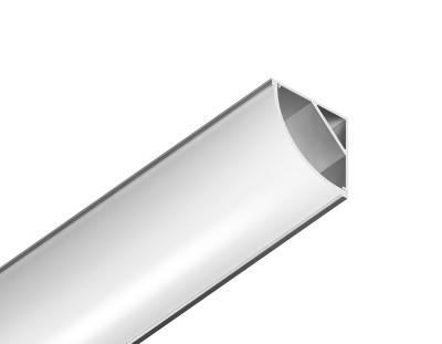 Алюминиевый профиль угловой круглый 15.7*15.7 Серебро, 2 м, AMBRELLA LIGHT, GP2100AL