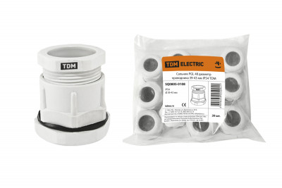 Сальник PGL 48 диаметр проводника 39-43 мм IP54 TDM Electric, SQ0805-0108