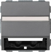 087028 Gira Накладка с опорной пластиной для розеток средств связи