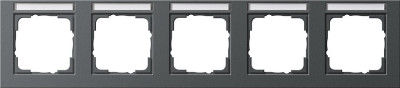 109523 Gira Рамка 5-я горизонтальная с полем для надписи