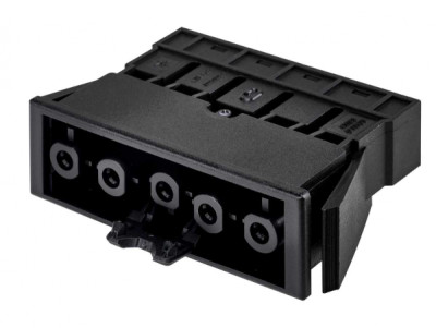 Simon Connect Графит Разъем Quick Connection "мама" встраиваемый, 5 контактов, безвинт.соединение, CR5001-14