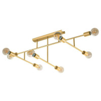 98882 Светильник потолочный BELSIANA 1, 8x40W, E27, L1180, B380, H350, сталь, матовое стекло