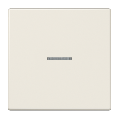 Одинарная клавиша с окошком для балансирных механизмов выключателей (кнопок), в комплекте с CD90HP (крепежный элемент), возможно IP44; дюропласт; слоновая кость; LS990, LS990KO5