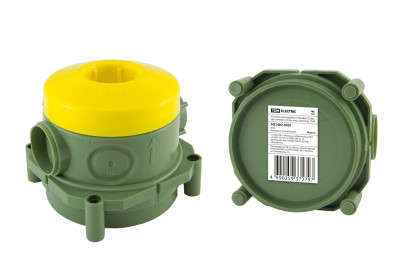 Установочная коробка СП 82х80х72,5мм, для заливки в бетон, инд. штрихкод, TDM Electric, SQ1402-9401