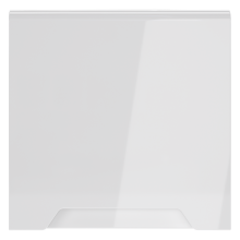 Накладка для розетки с заземлением, защитными шторками и крышкой, S70 (белый глянцевый), VLS000801