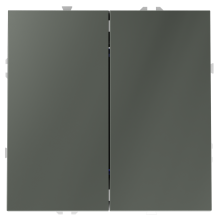 Перекрестный переключатель встраиваемый VOLTUM S70 двухклавишный 10А, (титан), VLS020506 Перекрестный переключатель встраиваемый VOLTUM S70 двухклавишный 10А, (титан), VLS020506