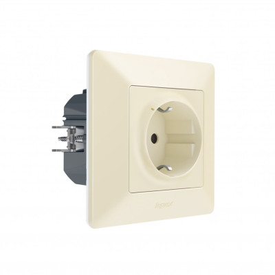 752294 - Valena Life with NETATMO.Умная розетка 2К+З 16А 230В.Цвет Слоновая кость