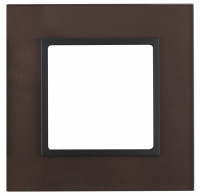 ЭРА 14-5101-13 Elegance Бронза/антрацит Стекло Рамка 1-ая