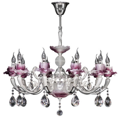 Lightstar 714104 (MD89523/10) Люстра ANEMONE 10x40W E14 Silver (в комплекте)