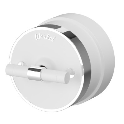 Werkel W5812050/ Переключатель / выключатель одноклавишный Vintage (белый матовый/хром), a055907