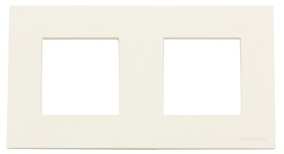 N2272.1 BL - Рамка 2-постовая, базовая, серия Zenit, цвет альпийский белый - 2CLA227210N1101