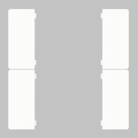 GVS CHKAM-04/55.1.00 Клавиши для CHPBD, 4 шт. белый матовый