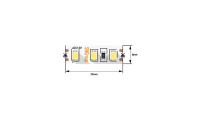 Лента светодиодная стандарт 2835 120LED/м 9.6Вт/м холод. бел. 12В IP20 со скотчем 3М (уп.5м) SWG Standard 00-00007263