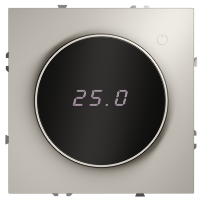 VLS070103 - Терморегулятор электронный VOLTUM S70 с индикацией и датчиком, для теплого пола, (кашемир), Voltum