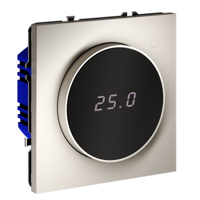 VLS070103 - Терморегулятор электронный VOLTUM S70 с индикацией и датчиком, для теплого пола, (кашемир), Voltum