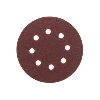 Диск абразивный на ворсовой основе, на липучке, перфорированный, P100, 125мм, 10 шт. KRANZ, KR-91-1167