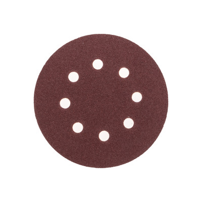 Диск абразивный на ворсовой основе, на липучке, перфорированный, P100, 125мм, 10 шт. KRANZ, KR-91-1167