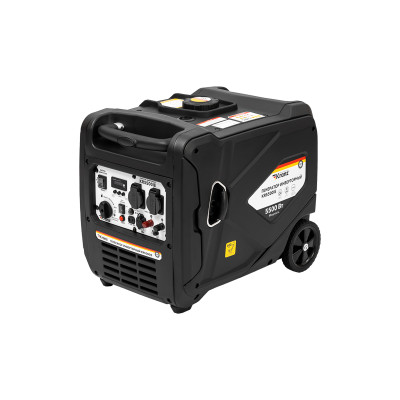 Генератор инверторный KR5500IE, 5,5кВт, 230В, 10л, закрытый корпус, электростартер KRANZ, KR-16-1146