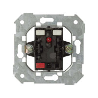 Simon Кнопочный выключатель с подсветкой 10A 24В~ S75, 75552-39