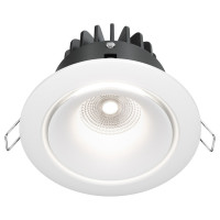 Maytoni Technical Встраиваемый светильник Цвет: Белый 12W