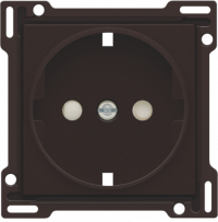 Niko Шоколад Накладка розетки с шт., с/з, 124-66901 Niko Шоколад Накладка розетки с шт., с/з, 124-66901