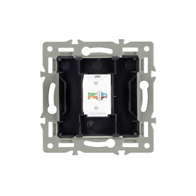 045335 - Механизм компьютерной розетки SCT-MPC1-PL-GR (RJ-45, CAT6) (Arlight, -)