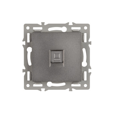 045335 - Механизм компьютерной розетки SCT-MPC1-PL-GR (RJ-45, CAT6) (Arlight, -)