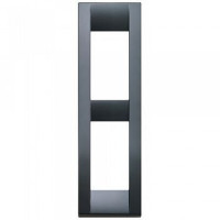 Vimar Накладка на 2 модуля для панелей пластик графитовый серый, 16787.15