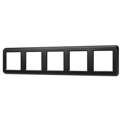045191 - Рамка пластиковая FRM-VERSA-PL-5-BK (Arlight, -)